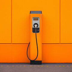 Electric car charging station