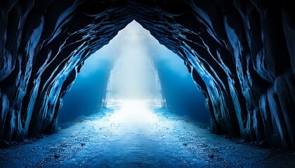 dark blue cave