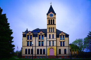 Lincoln County Historic Landmark Architecture, Court House and Government Complex, built in 1875...