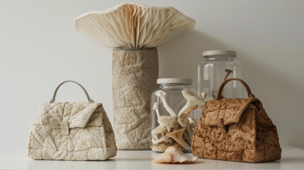 Elegant Mycelium Handbags Showcase