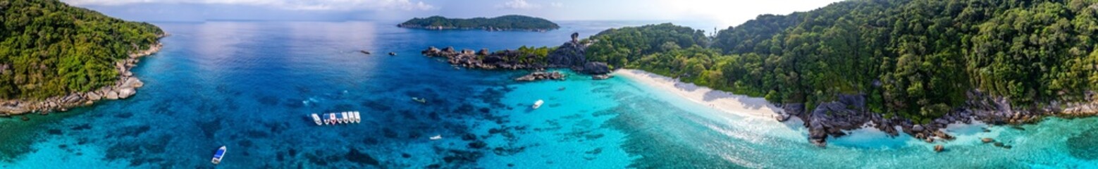 Aerial view of Similan island in Phang Nga, Thailand - Powered by Adobe