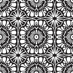 Craft a tile with intricate lace patterns