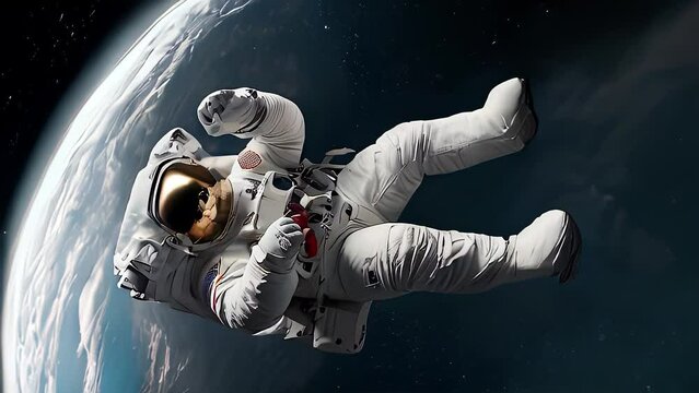 astronaut in space