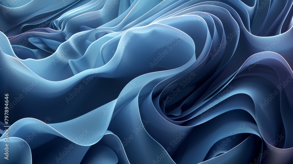 Poster geometric patterns: a 3d vector illustration of a geometric pattern inspired by nature