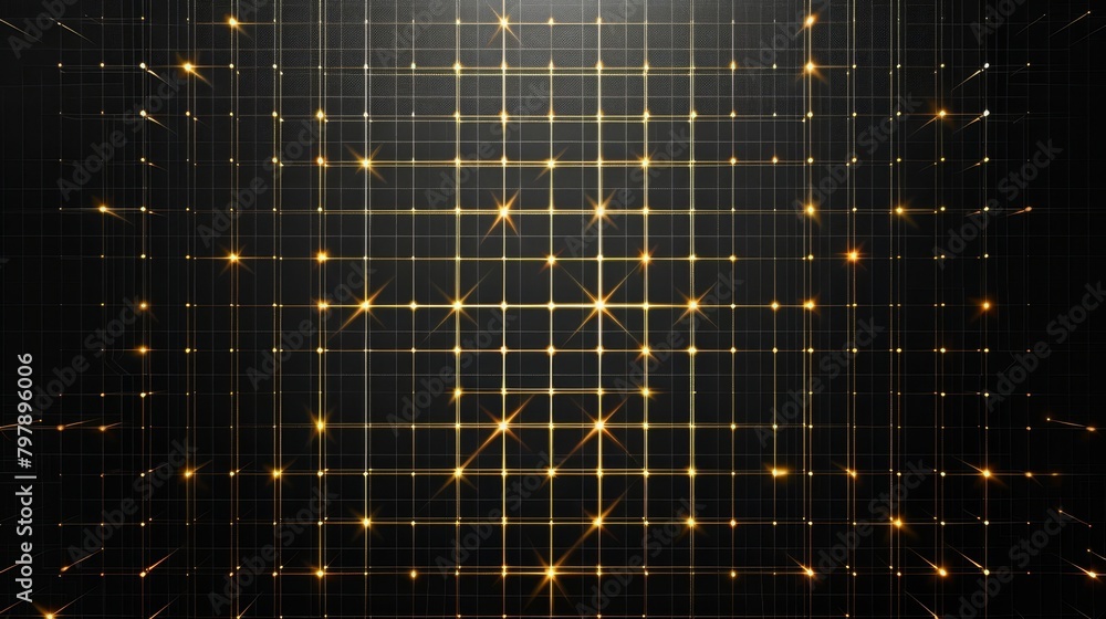 Aufkleber grid backgrounds: a 3d vector illustration of a grid background with intersecting lines
