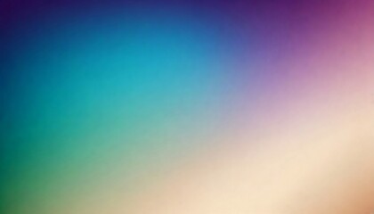 Obraz premium 4K Beautiful color gradient background with noise. Grainy purple blue brown green white beige gradient banner background texture Colorful digital grain noise effect Nostalgia, generative ai