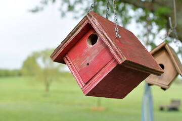 Red Birdhouse