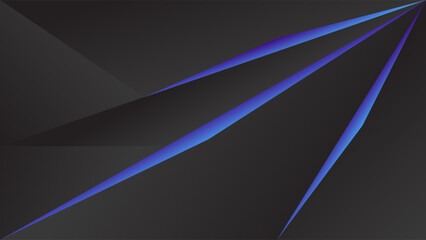 ABSTRACT DARK BACKGROUND WITH GEOMETRIC SHAPES BLUE GRADIENT COLOR DESIGN VECTOR TEMPLATE GOOD FOR MODERN WEBSITE, WALLPAPER, COVER DESIGN, LANDING PAGE