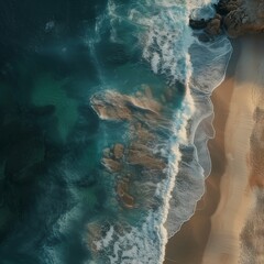 view of the coast of the sea