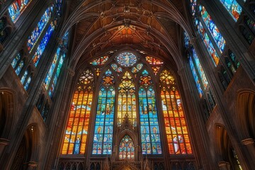 stained window