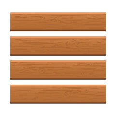 Plank design isolated on white background. Vector illustration EPS 10.