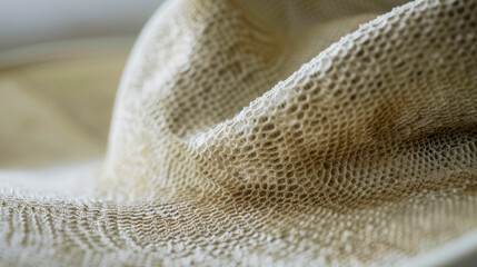 Close-Up of Stylish Fedora Hat Crafted from Mycelium Fibers