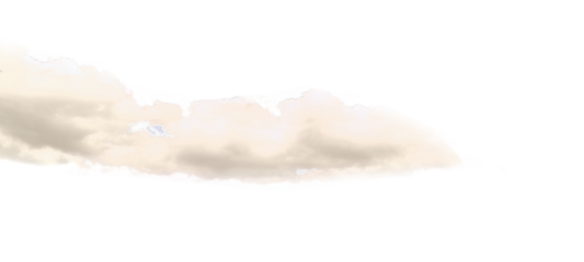 Soft white fluffy clouds shape floating special effect. Single cloud in air, isolated on white background. Fog, white clouds or haze For designs isolated on black background. PNG IMAGE
