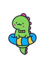 Kawaii Smiley Face Sticker: Cute Character for Any Project