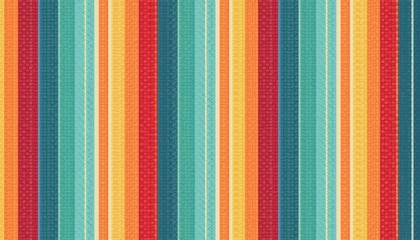 Blanket stripes seamless vector pattern. Background for Cinco de Mayo party decor or ethnic mexican fabric pattern