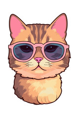 Kawaii Smiley Face Sticker: Cute Character for Any Project