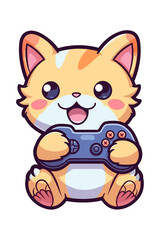 Kawaii Smiley Face Sticker: Cute Character for Any Project