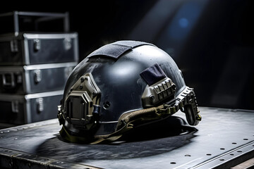 A realistic Police Special force Tactical Kevlar Helmet 