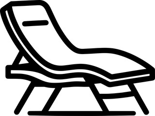 Chaise lounge furniture icon 5