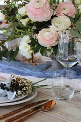 wedding mise en place