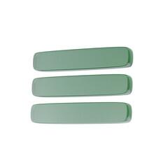 Obraz premium menu 3d icon and illustration