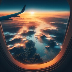 airplane window 