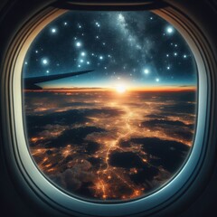 airplane window 