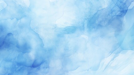 An artistic watercolor texture with various shades of blue resembling tranquil water or a calm sky Perfect for serene and peaceful concepts