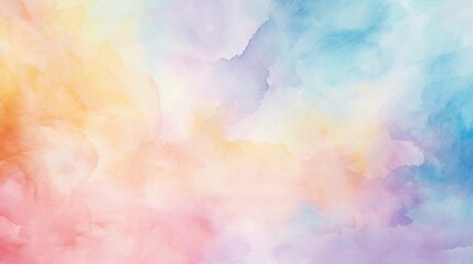 A soothing backdrop with a blend of pastel colors mimicking a watercolor painting suitable for a variet