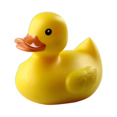 yellow rubber duck isolated