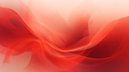 An image with soft, flowing red shapes that mimic the organic movements of fabric or natural waves, invoking a gentle and serene vibe