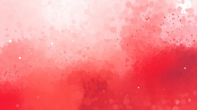 A playful watercolor background that features floating red bubbles, giving a light and joyful artistic touch