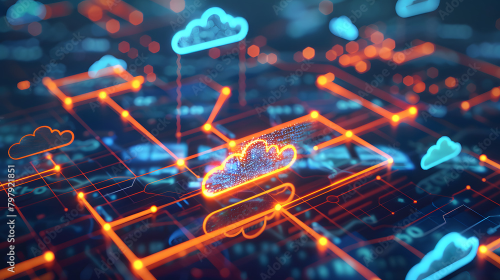 Poster security network cloud infrastructure technology firewall governance data