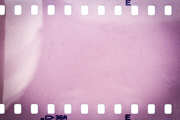 Dusty and grungy 35mm film texture or surface