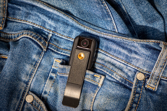 Hidden mini video camera. Action camera for hidden video recording.