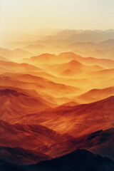 Fototapeta premium A desert-themed gradient transitioning from sandy beige to warm earth tones,
