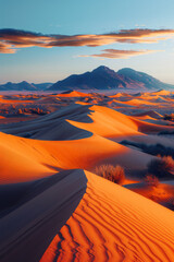 Fototapeta na wymiar A desert-themed gradient transitioning from sandy beige to warm earth tones,