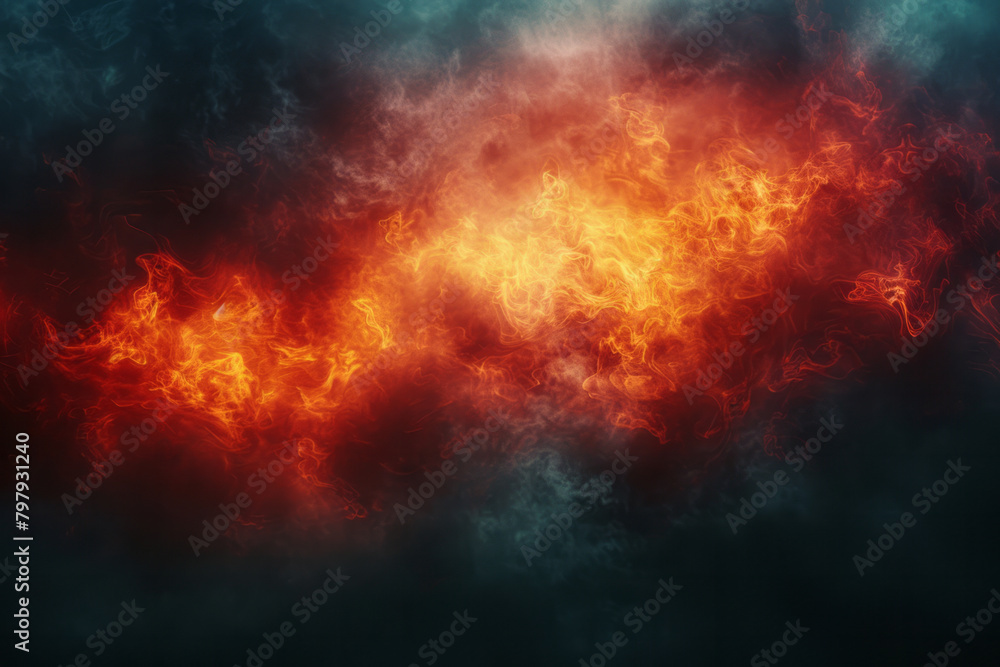 Poster A fiery gradient from deep red to black, suitable for bold and dynamic designs,