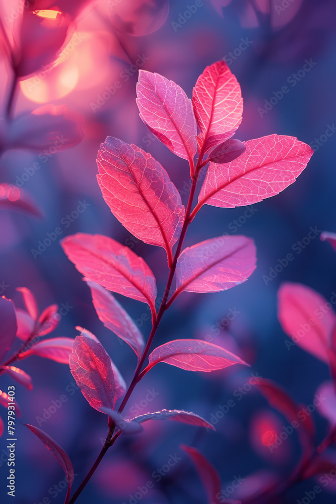 Poster a vibrant gradient from magenta to plum, adding a touch of drama and depth,