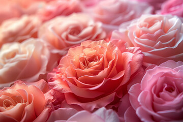 A gentle gradient from rose pink to creamy white, perfect for romantic or soft-themed designs,