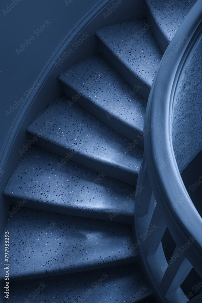Aufkleber a vector design featuring an endless staircase illusion, creating a sense of infinite ascension,