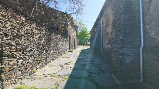 Sparkles of sunshine in the alleys of old villages in central Spain.