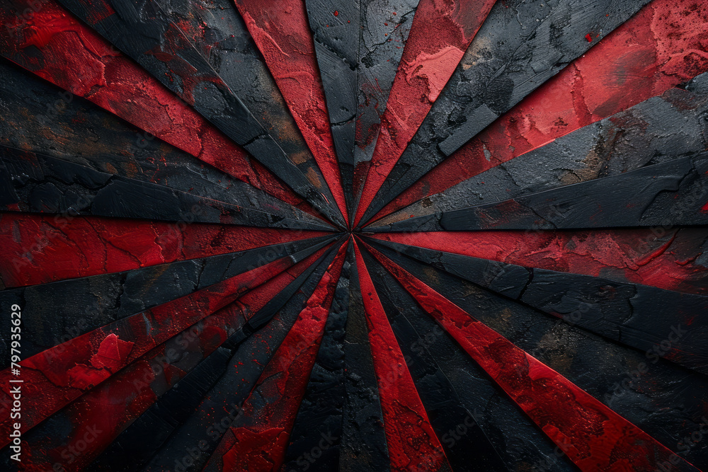 Poster a sophisticated design with velvet-textured stripes in a kaleidoscope, transitioning from burgundy t