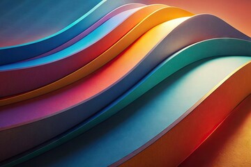 Abstract background with gradients colored generative ai