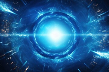 Fototapeta premium Sci-fi light effect backdrop