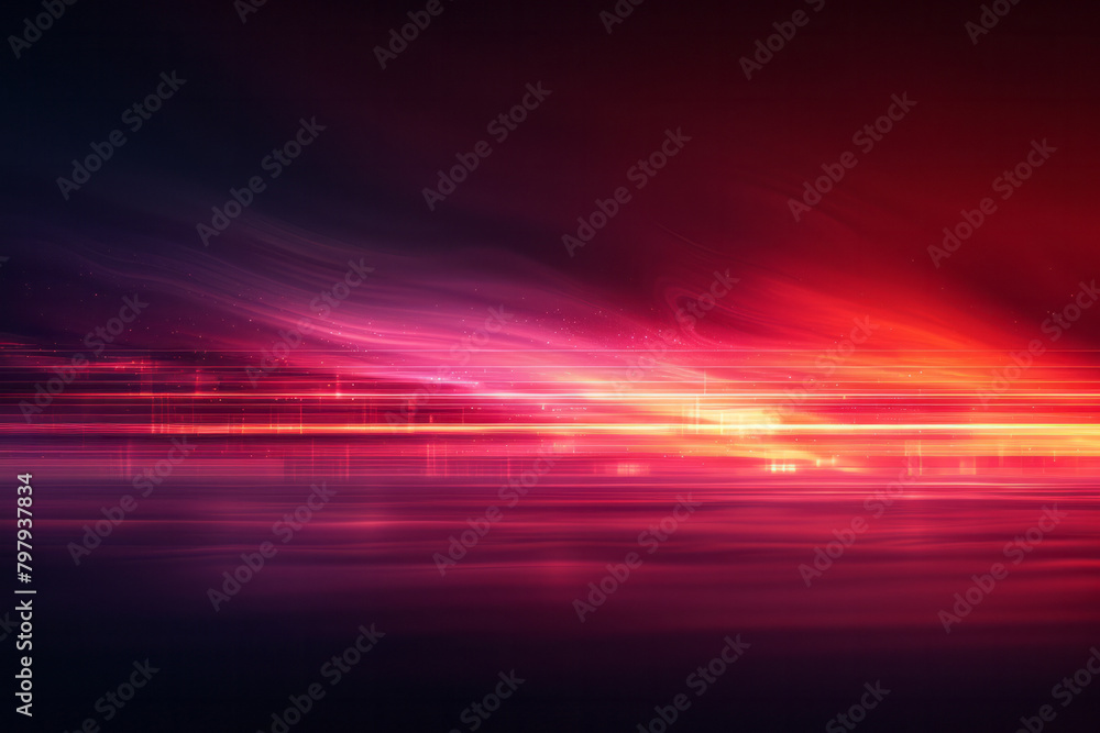Poster an artistic stripe pattern with a sunset red gradually turning into a dark maroon, inspired by late 