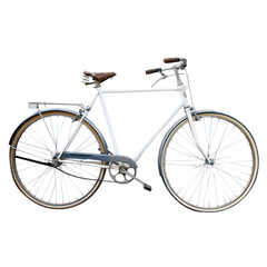 Bicycle isolate on transparent png.
