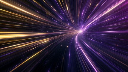 Abstract background featuring intense bursts of light radiating from a central point, creating a dynamic effect of motion and speed in a dark space.
