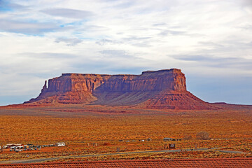 Rock formations of Monument Valley, Utah	