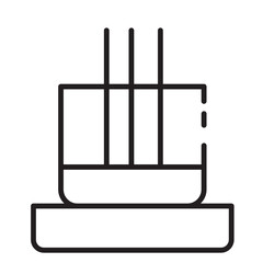 Scented Spa Yoga Line Icon